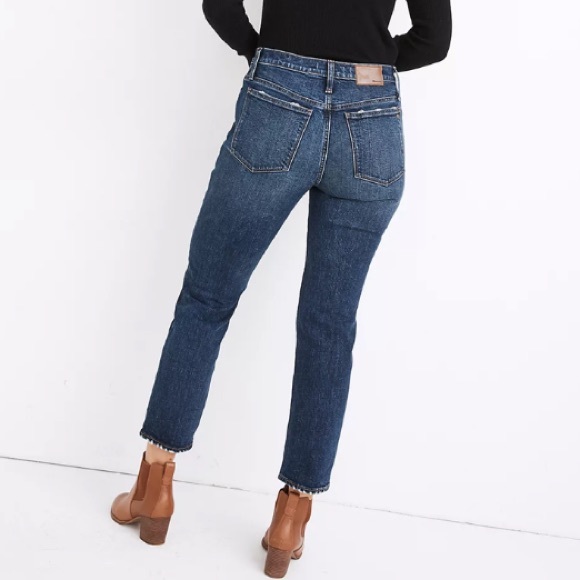 NEW Madewell Tomboy Straight 10" Rise Jeans Chaseley Wash Size 29 - Picture 5 of 16